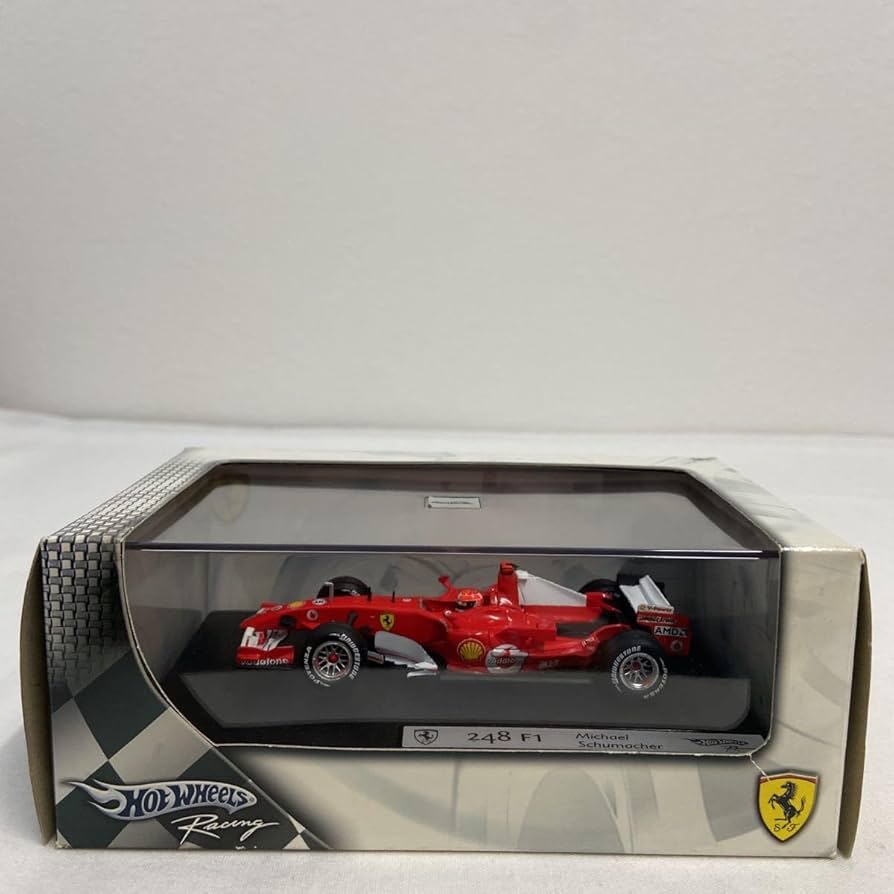 1/18 スケール フェラーリ 248F1 ミハイル・シューマッハ Amazon | マテル 1/18スケール フェラーリ248F1 M.シューマッハ